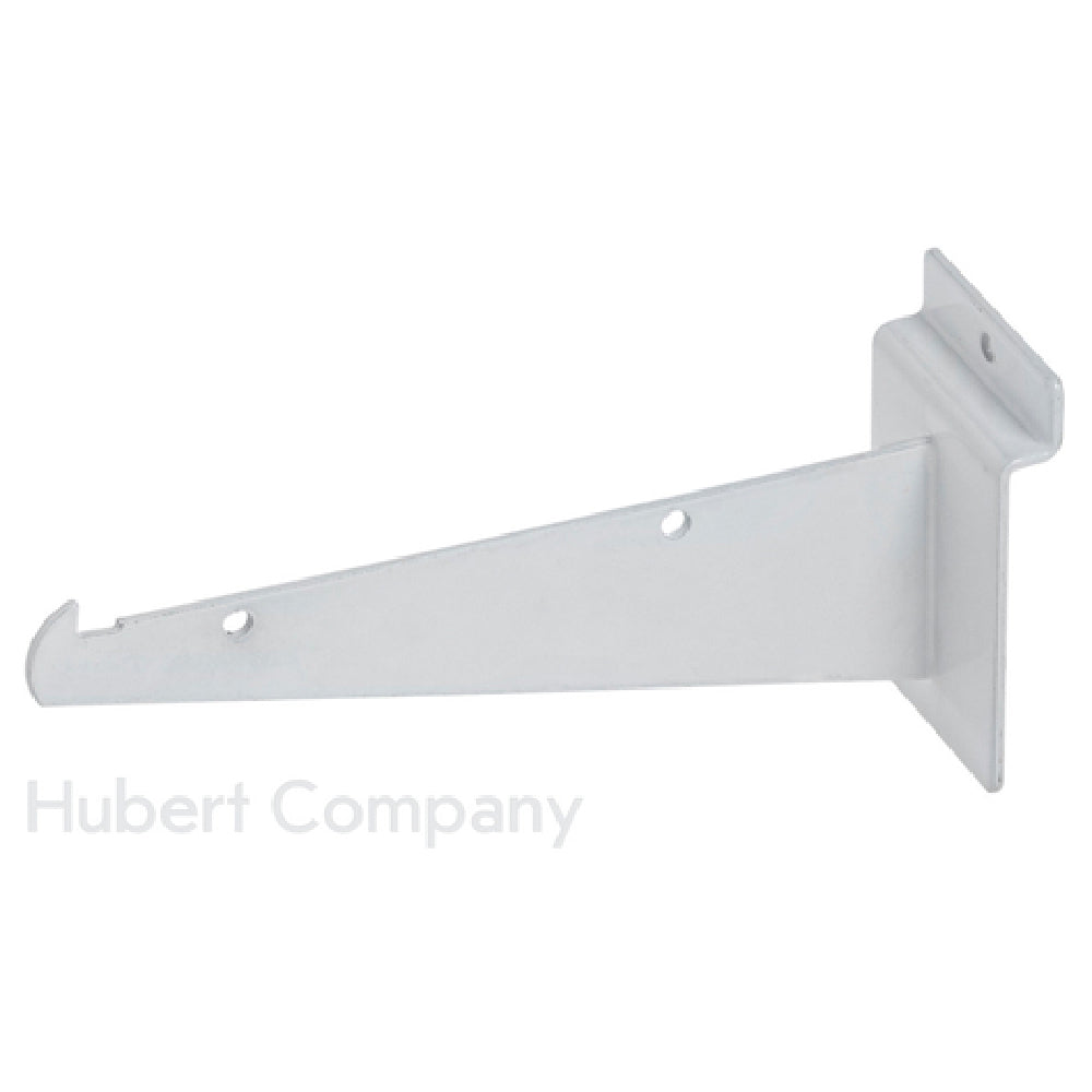 Hubert 22222 - Slatwall Shelf Bracket, 6", White