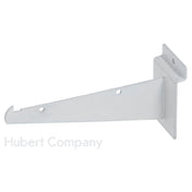 Hubert 22222 - Slatwall Shelf Bracket, 6", White