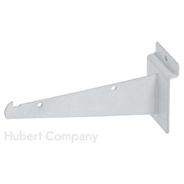 Hubert 22222 - Slatwall Shelf Bracket, 6", White
