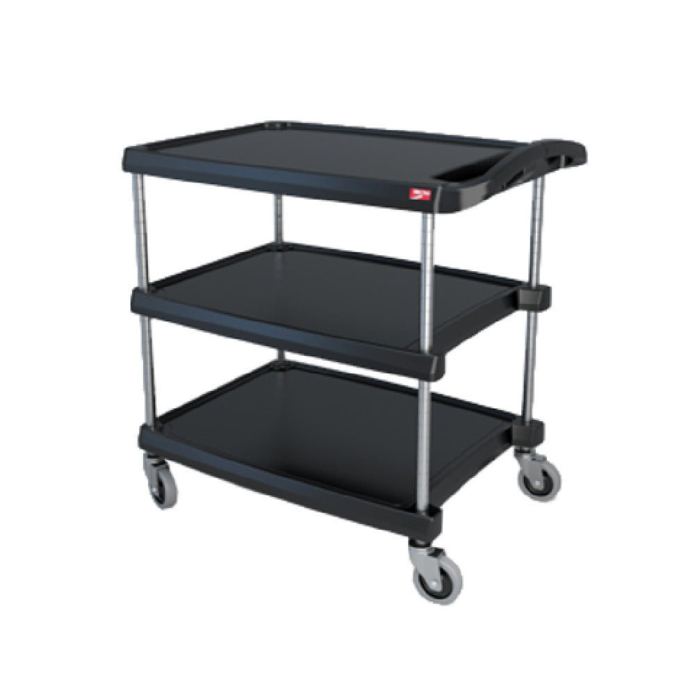 Metro MY2030-34BL Quick Ship MyCart™ Series Utility Cart (3) Shelves Open Base