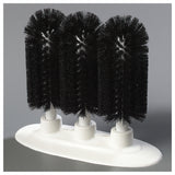 Carlisle 4046103 Carlisle Sparta® Triple Glass Washer 8" Long 6"L X 2-7/8" Dia. Round Triple Heads