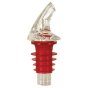 Spill-Stop 387-01OS Posi-Por™ Free Pourer Clear With No Collar Red Cork