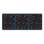 Menu Solutions RS130A Menu Cover Holds 5-1/2" X 8-1/2" Inserts Triple Panel