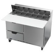 Beverage Air SPED48HC-12C-2 Sandwich Top Refrigerated Counter Two-section 48"W