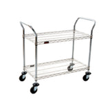 Eagle EU2-1836C Utility Cart 2-tier 36"W X 18"D X 37-3/4"H