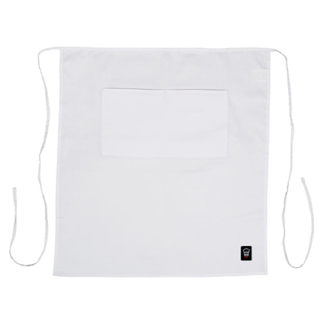 Winco WA-3129WH Bistro Apron 32"L X 28"W (2) Pockets