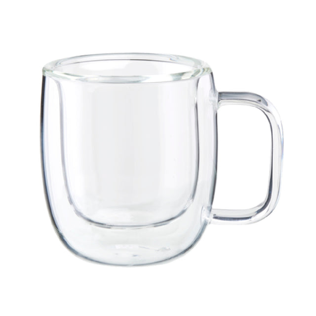 Zwilling 39500-096 Sorrento Plus Espresso Glass Mug Set 2.7 Oz. (80ml) Double Wall