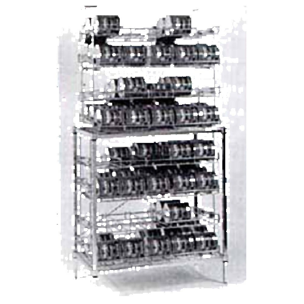SPG SM4-B - Amco Take 10® Can Rack, Four Modules, 21" X 42" X 82-1/2"