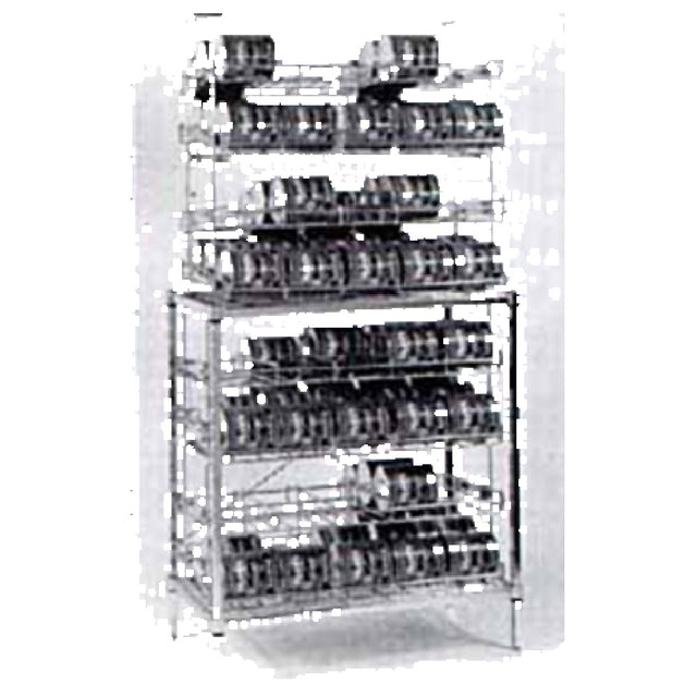 SPG SM4-B - Amco Take 10® Can Rack, Four Modules, 21" X 42" X 82-1/2"