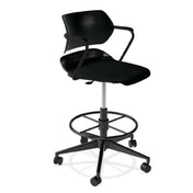 Forbes Industries AS015A14H## Acton® Caster Base Task Stool Non-upholstered Arms With Arm Caps