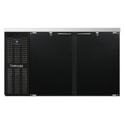 Continental Refrigerator BB59SN Refrigerated Back Bar Cooler Shallow Depth 59"W