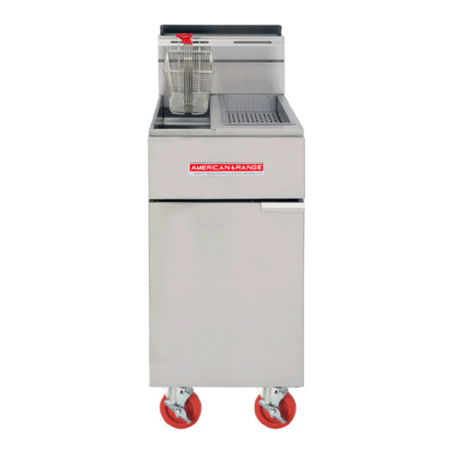 American Range AF-25/DS Fryer Floor Model Gas 25 Lb. Fat Capacity