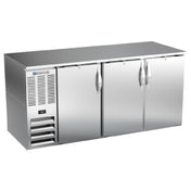 Beverage Air BB72HC-F-S - Refrigerated Food Rated Back Bar Storage Cabinet, Three-section