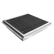 Omcan 44612 (44612) Floor Trough 18" X 18" With Stainless Steel Grating Bar