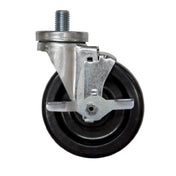 BK Resources 5SBR-9ST-PH-TLB Swivel Caster 5" Diameter Expanding Stem Fits 1-5/8" OD Tubing