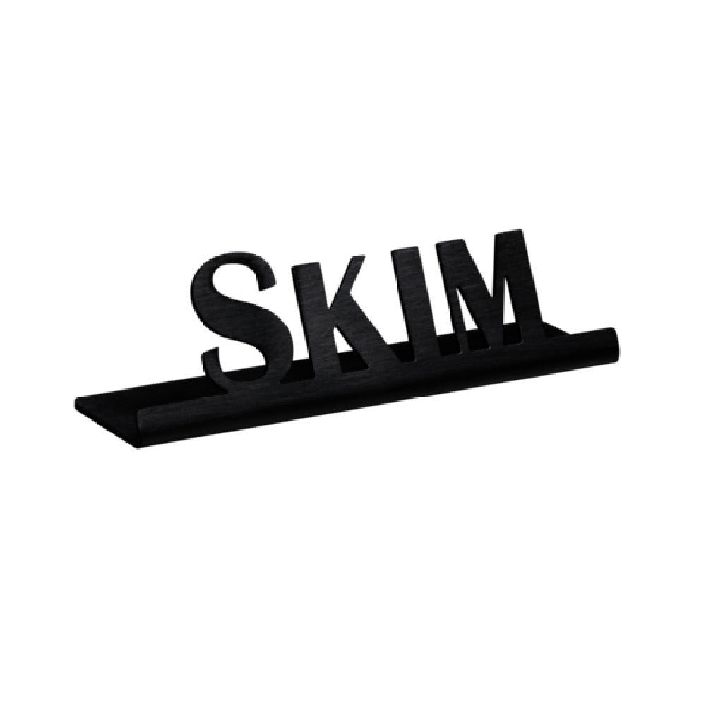 Service Ideas 1C-ST-SKIM-SIGN-BX Service Ideas Laser Cut ID/Table Sign 18/8 Stainless