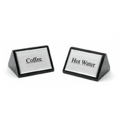 Hubert 75784 - Beverage Sign, "Decaf", 3" X 1-3/4"H