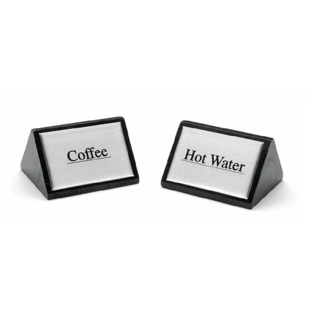 Hubert 75784 - Beverage Sign, "Decaf", 3" X 1-3/4"H