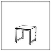 BauscherHepp VE-81004 Venta® Buffet Table Stage 80 XS On Castors With Integrated Height Adjustment
