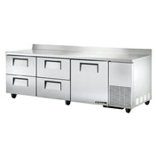 True Refrigeration TWT-93D-4-HC Deep Work Top Refrigerator Three-section