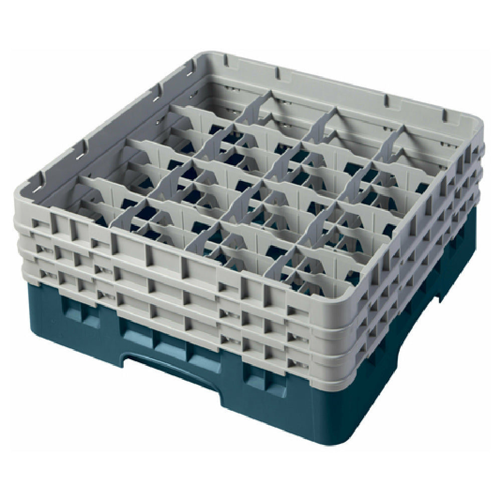 Cambro 16S638414 Camrack® Glass Rack With (3) Soft Gray Extenders Full Size