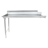 Empura ECDT60L - Clean Dishtable, 60"W X 30"D X 41.5"H, Straight Design