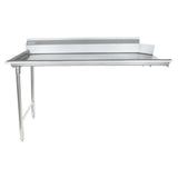 Empura ECDT60L - Clean Dishtable, 60"W X 30"D X 41.5"H, Straight Design