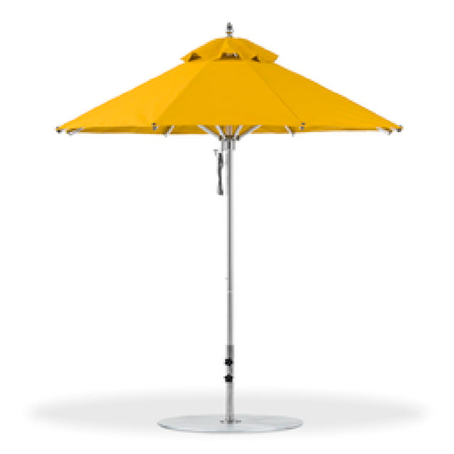 Plantation Prestige Commercial Furniture 9118-01 GRA Geneva Market Umbrella 9 Ft. Octagon Top