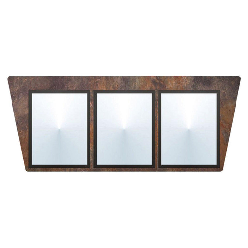 Hubert 93958 - Menu Board, 3-pocket, Wall-mount