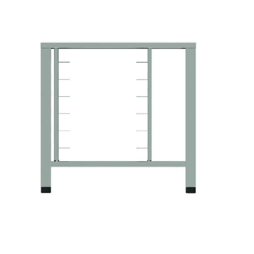 Tecnoeka EKTAS 464STK Stainless Steel Table 32"W X 28.74"D X 31.14"H With Supports For (6) Full Size Trays