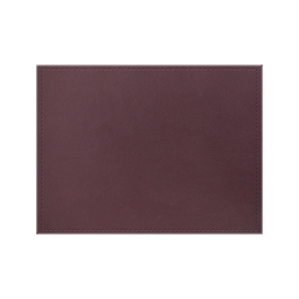 Risch PLACEMATDX-IRI 16X12 Iridescent Shimmer Faux-leather Premium Sewn Placemat Placemat (specify Color)