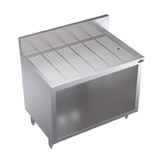 Krowne KR24-S36 Royal Series Underbar Drainboard With Open Cabinet Base 36"W X 24"D