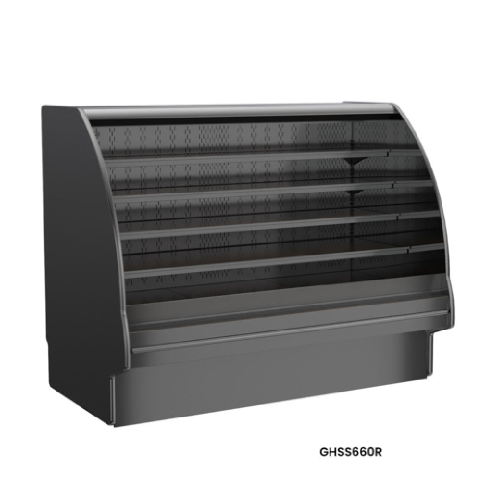 Structural Concepts GHSS460R (CURVED) Fusion® Refrigerated Self-Service Case With Curved Profile