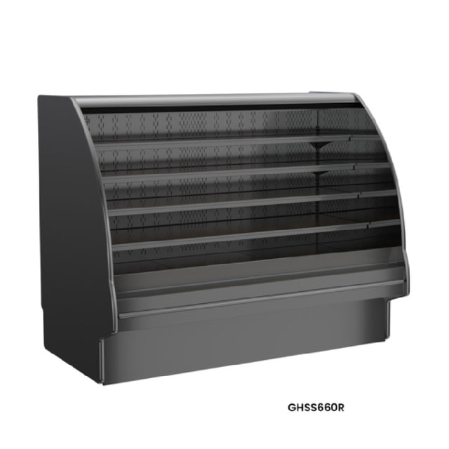 Structural Concepts GHSS460R (CURVED) Fusion® Refrigerated Self-Service Case With Curved Profile