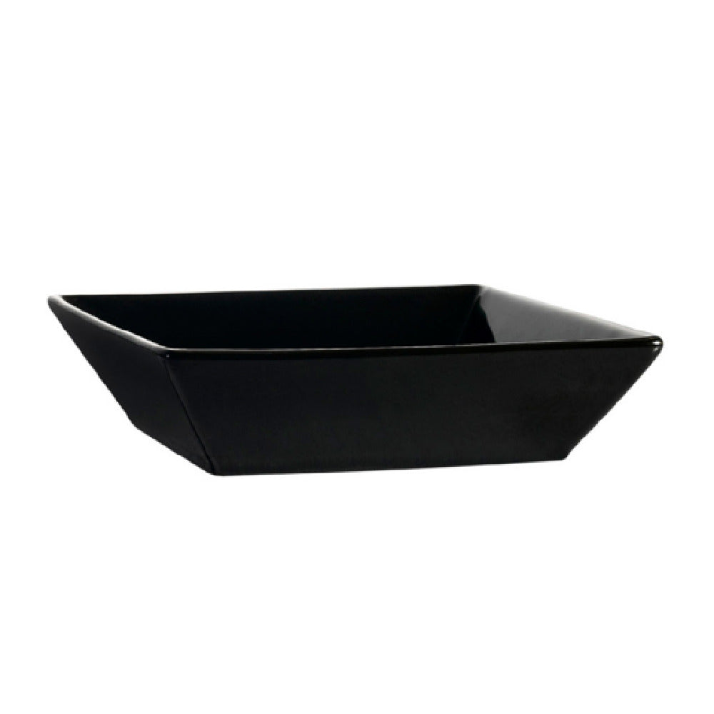 CAC China KC-B8-BLK Color Arts Bowl 42 Oz. 8"L X 8"W X 2-3/8"H
