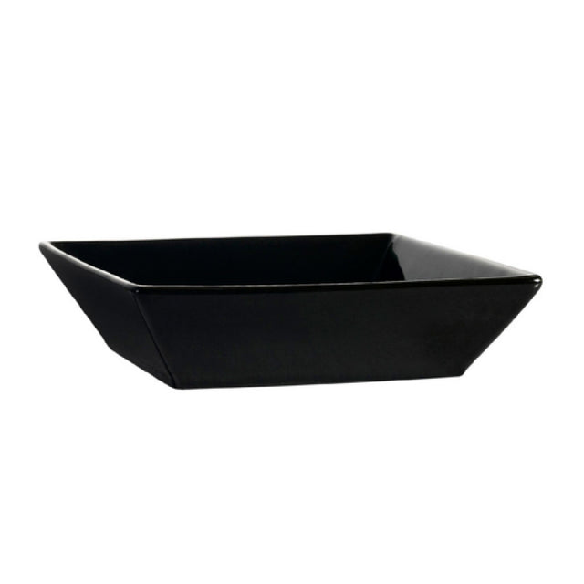 CAC China KC-B8-BLK Color Arts Bowl 42 Oz. 8"L X 8"W X 2-3/8"H