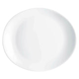Arc Cardinal L2811 Arcoroc Evolutions White Steak Plate (L:11.75'' X W:10.0'') Fluorosilicate Opal Glass