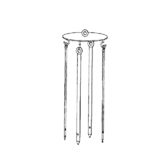Rotisol SBT Kebab Carousel With 4 Skewers For Vertical Spit System For GrandFlame
