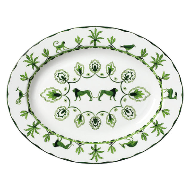 Steelite 82112AND0322 Oval Tray 14.5" X 11.0" X 1.25" Signature