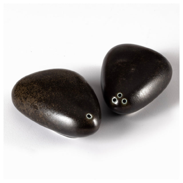 Bon Chef 2200070P Tavola Salt & Pepper Shaker 2-1/4"L X 1"H Fully Vitrified