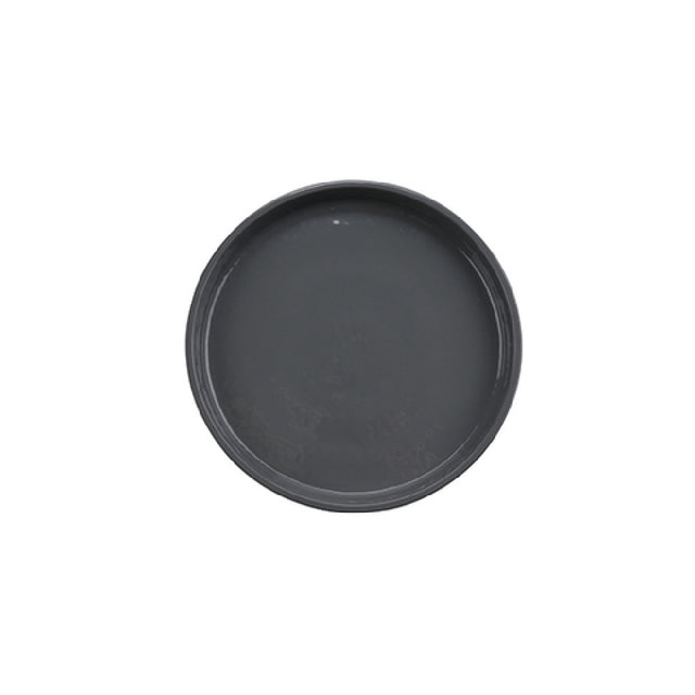 GET Enterprises RP-5-GRS/BKM Roca Glazed Dinner Plate 5" Dia. Round