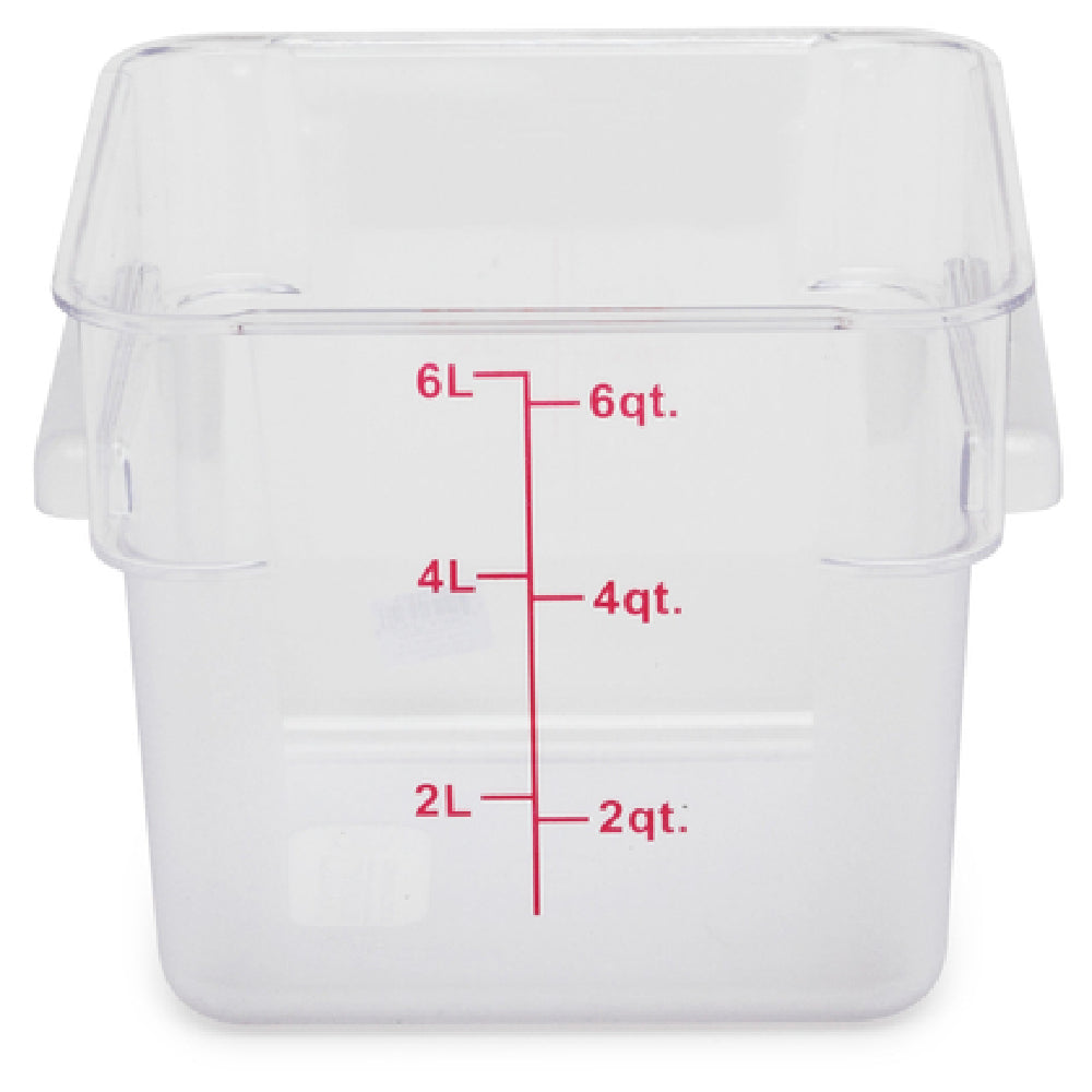 Royal ROY PCSC 6 - Storage Container, 6 Qt., Square