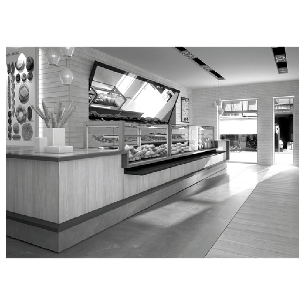 Howard-McCray LAR-RVCH60T-P20-54-79 24h La Rossa Pastry Display Case/Showcase 59.05" Length Without Panels