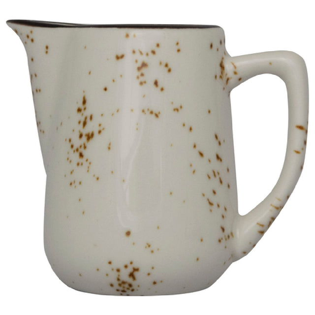 International Tableware SH-175-CR Creamer 4"D With Handle X 3-3/8"H 5 Oz. Round With Handle & Spout