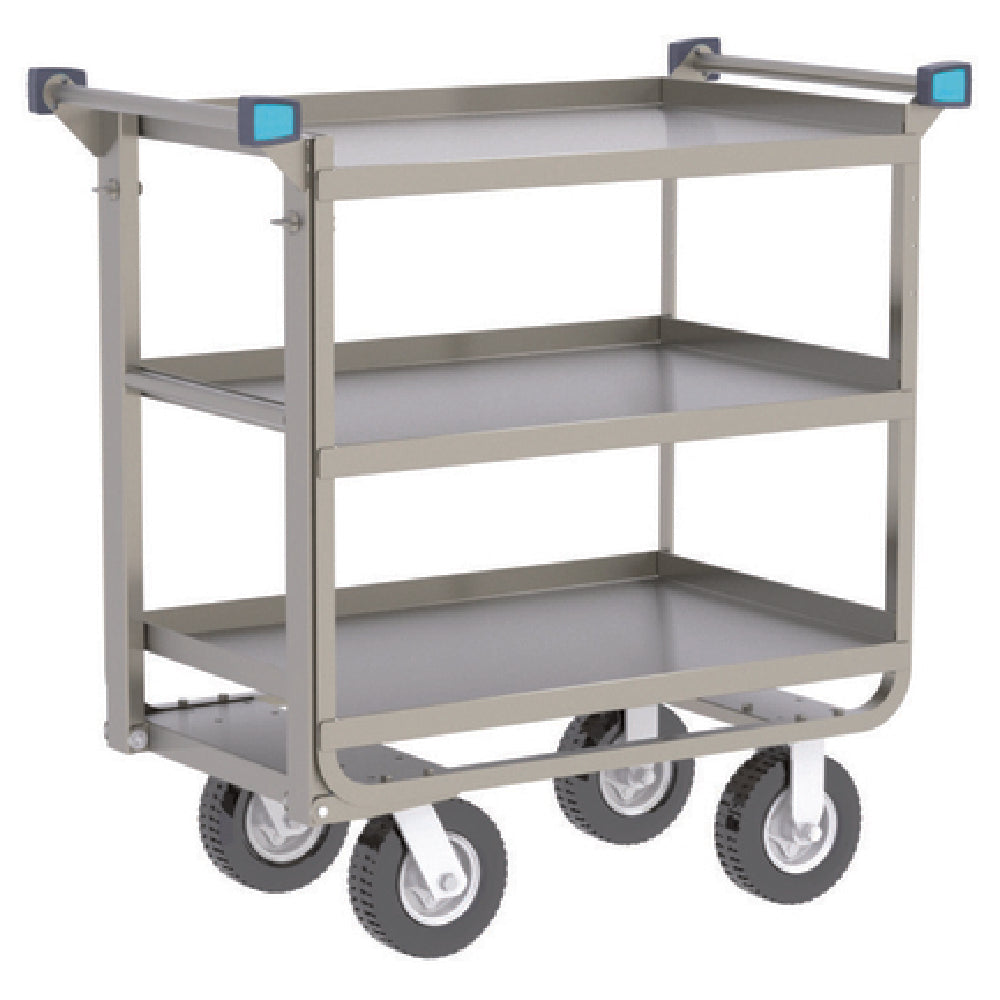 Lakeside 155046 Multi-Terrain Mobility Cart (3) 21" X 33" Shelves Hinged Push/pull Handle