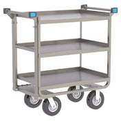 Lakeside 155046 Multi-Terrain Mobility Cart (3) 21" X 33" Shelves Hinged Push/pull Handle