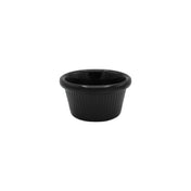CAC China MRKF-2F-BLK Ramekin 2oz. 2.875"W X 2.875"D X 1.375"H