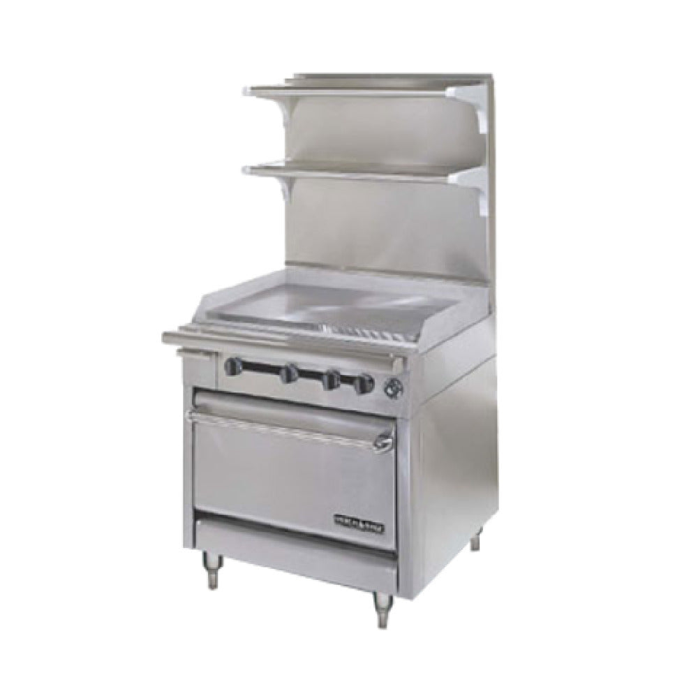 American Range HD34-34VG-1_NAT Medallion Professional Heavy Duty Range Gas 34"