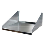 Winholt SSMS-2424 Microwave Wall Shelf 16 Gauge 300 Series Stainless Steel Pre-drilled Holes For Wall Mounting