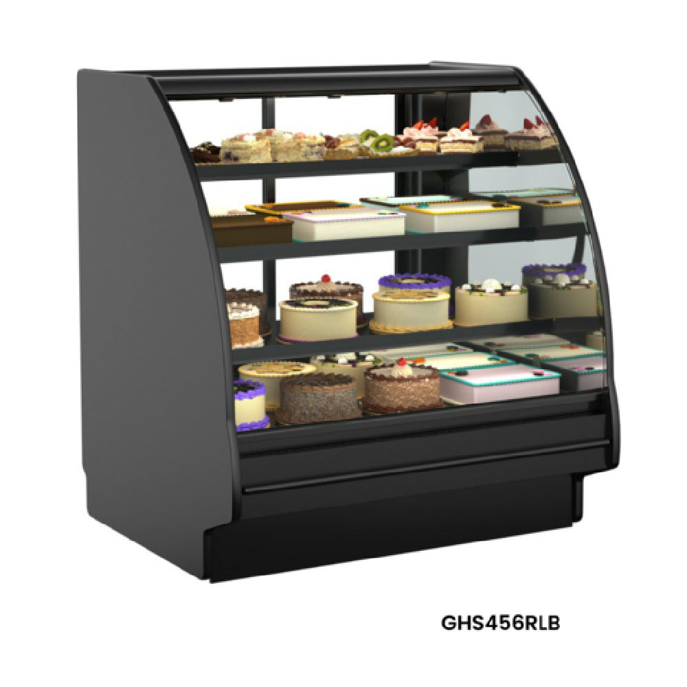 Structural Concepts GHS456RLB (CURVED) Fusion® Refrigerated Service Case 51"W X 42-3/4"D X 55-1/4"H